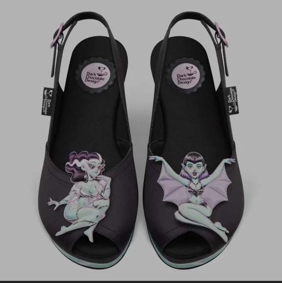 Dark Chocolate Design Beach Ghouls Sandal - Picture 3 of 16
